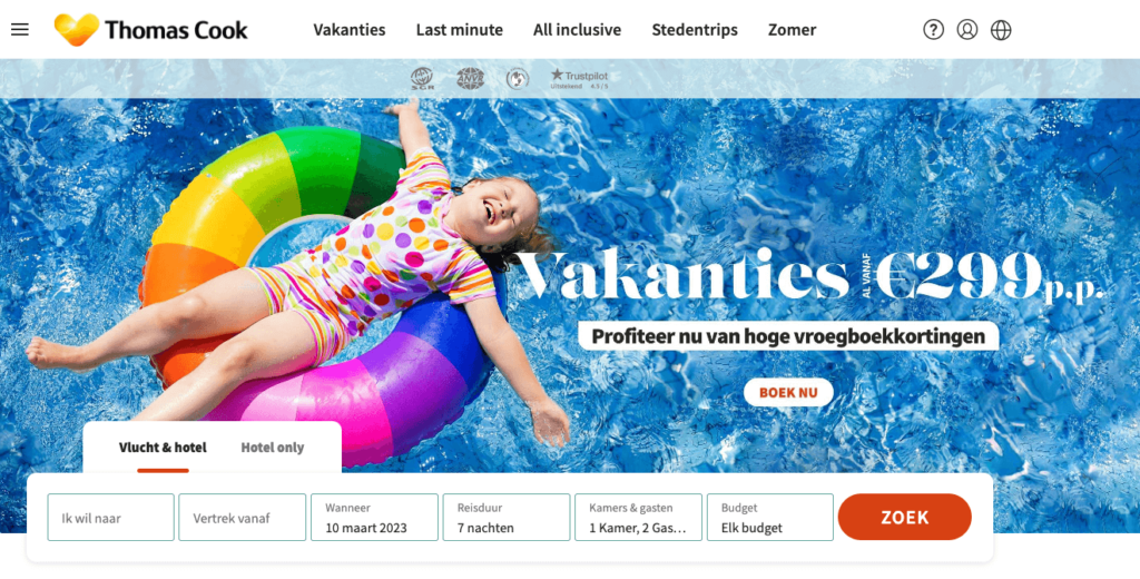 all inclusive vakanties thomas cook