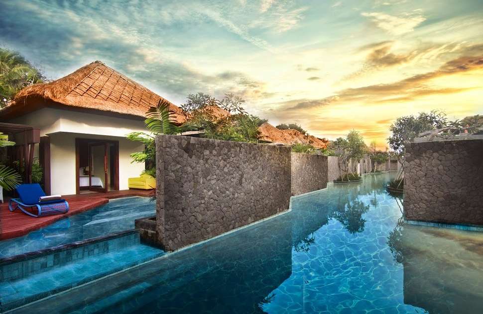 swim up rooms bij Merusaka Nusa Dua